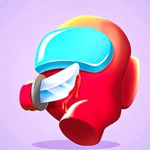 Gameplay of Among U: Red Imposter