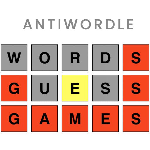 Gameplay of Anti Wordle