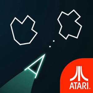 Gameplay of Atari Asteroids