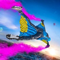 Base Jump Wingsuit Flying