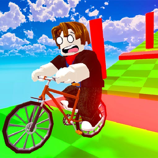 Gameplay of Bike of Hell: Speed Obby on a Bike
