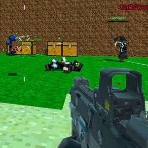 Gameplay of Blocky Combat Swat 2