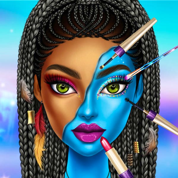 Gameplay of Blue Girls Makeup