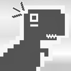 Gameplay of Chrome Dino Run