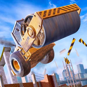 Gameplay of Construction Ramp Jumping