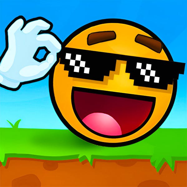 Gameplay of Cool Orange Ball: Bounce Adventure