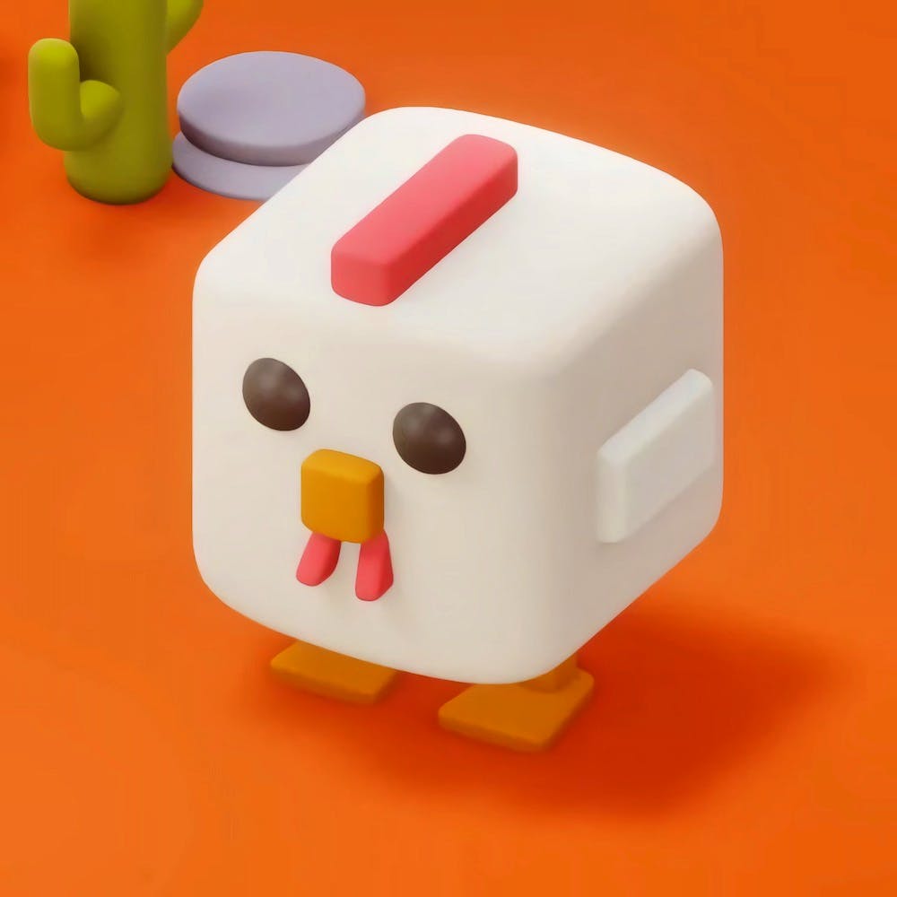 Gameplay of Crossy Chicken
