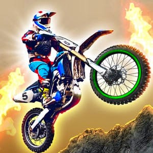 Gameplay of Dirt Bike Racing Duel