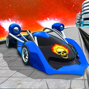 Gameplay of Fly Car Stunt 5
