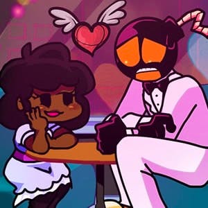 Gameplay of FNF Caro and Whitty Date Week