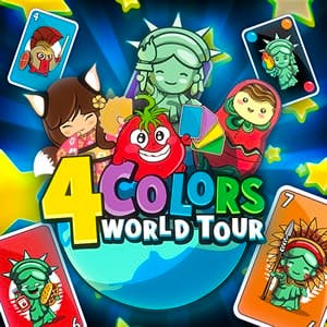 Gameplay of Four Colors World Tour Multiplayer