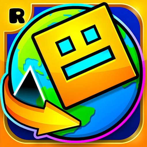 Gameplay of Geometry Dash