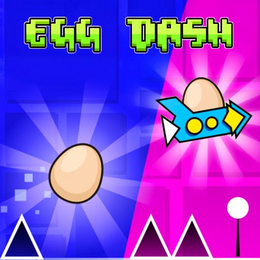 Gameplay of Geometry Egg Dash