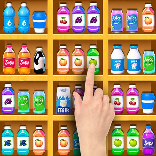 Gameplay of Goods Sort: Matching Items