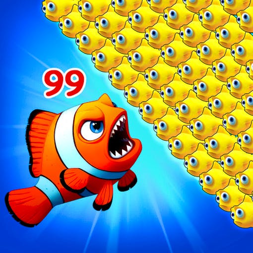 Gameplay of Hungry Ocean: Eat, Feed and Grow Fish