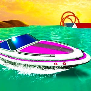 Gameplay of Jet Boat Racing