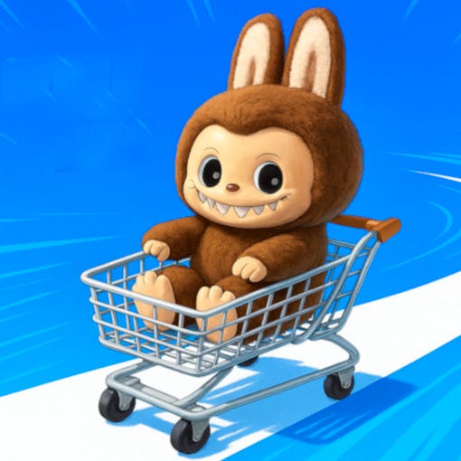 Gameplay of Labubu Rides a Cart