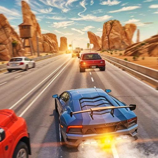 Gameplay of Lambo Traffic Racer
