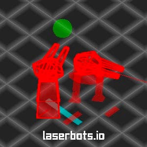 Gameplay of Laserbots.io