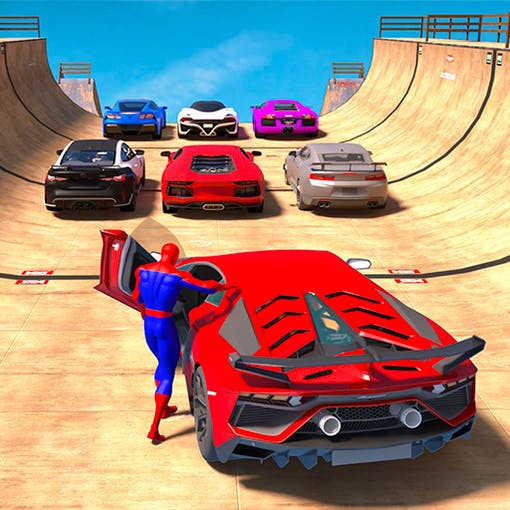 Gameplay of Mega Ramp Stunt