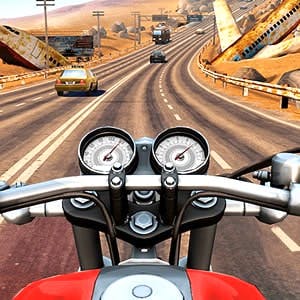 Gameplay of Moto Road Rash 3D