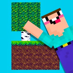 Gameplay of Noob Skyblock