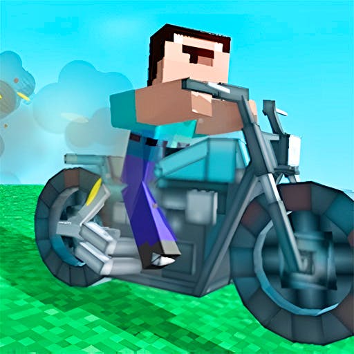 Gameplay of Nubik Rides a Motorcycle
