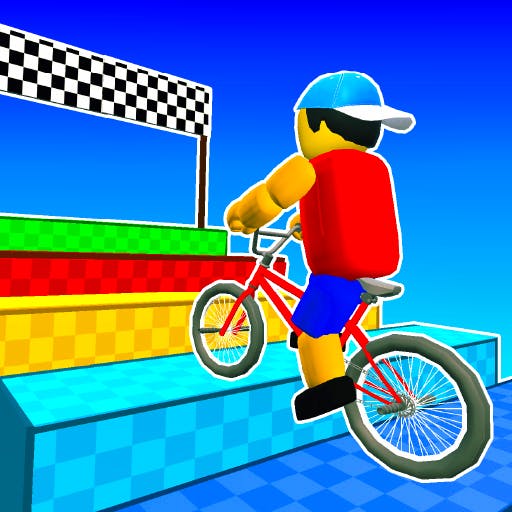 Gameplay of Obby on a Bike