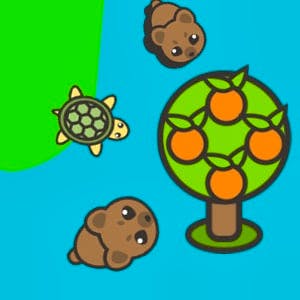 Gameplay of PaperAnimals.io