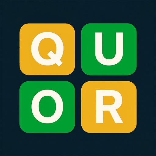 Gameplay of Quordle