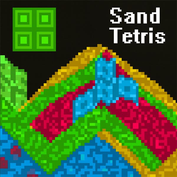 Gameplay of Sand Tetris