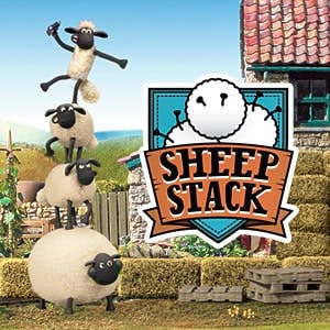 Gameplay of Shaun The Sheep Sheep Stack