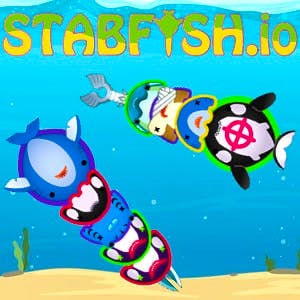 Gameplay of Stabfish.io