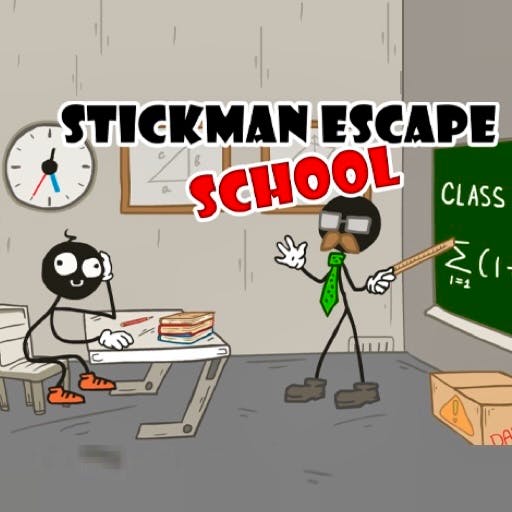 Gameplay of Stickman Escape School
