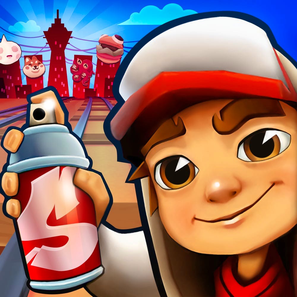 Gameplay of Subway Surfers