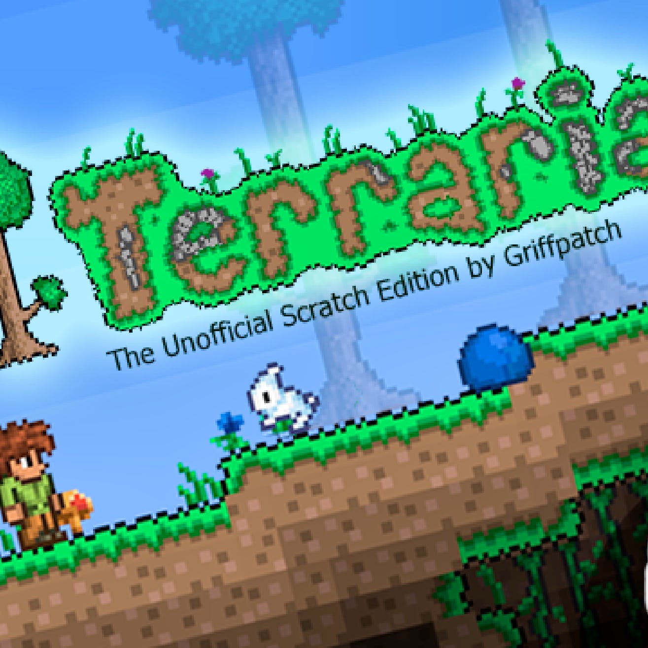 Gameplay of Terraria Stamped