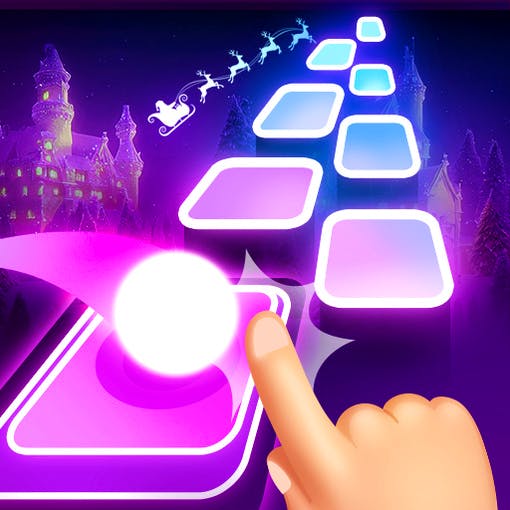 Gameplay of Tiles Hop