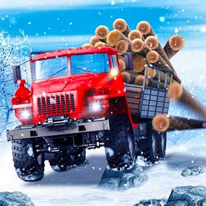 Gameplay of Truck Driver Snowy Roads