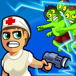 Gameplay of Zombie Royale.io